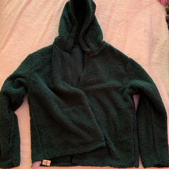 Reversible PINK brand hooded zip up - Picture 4 of 6